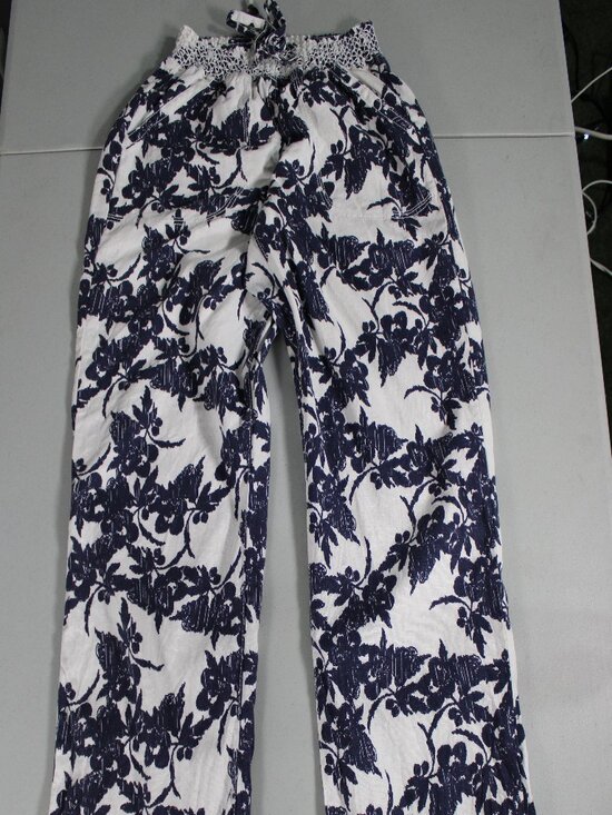 Bob Timberlake Pants - Bob Timberlake Womens Elastic Waist Floral Beach Lounge Pants with Pockets